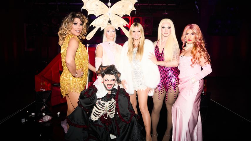 Catherrine Leclery, Bambi Mercury, Candy Crash, Heidi Klum, Katy Bähm und Yoncé Banks bei GNTM, 2025