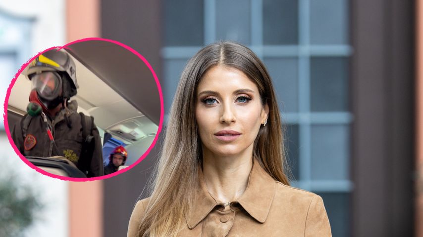 Turbine gebrannt: Cathy Hummels' Flugzeug musste notlanden