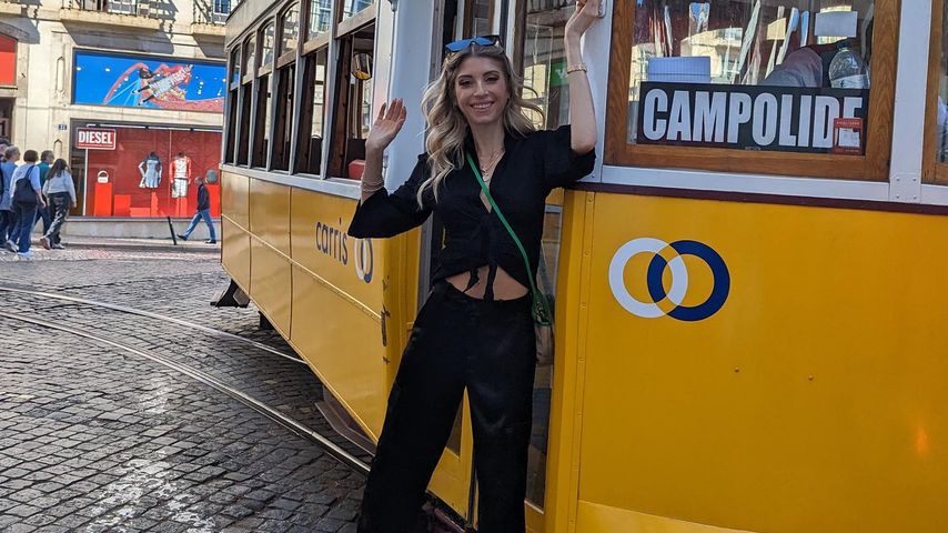 Cathy Hummels im April 2023 in Lissabon