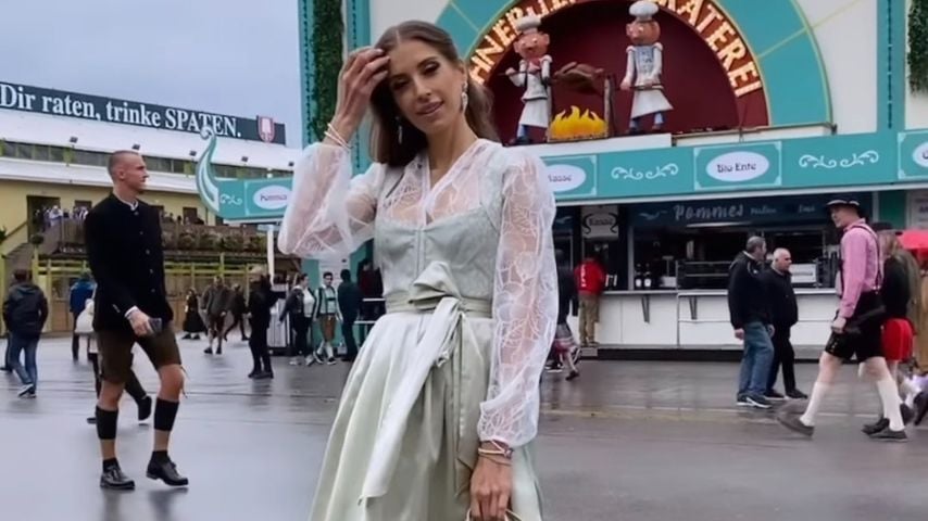 Cathy Hummels auf dem Münchner Oktoberfest im September 2022