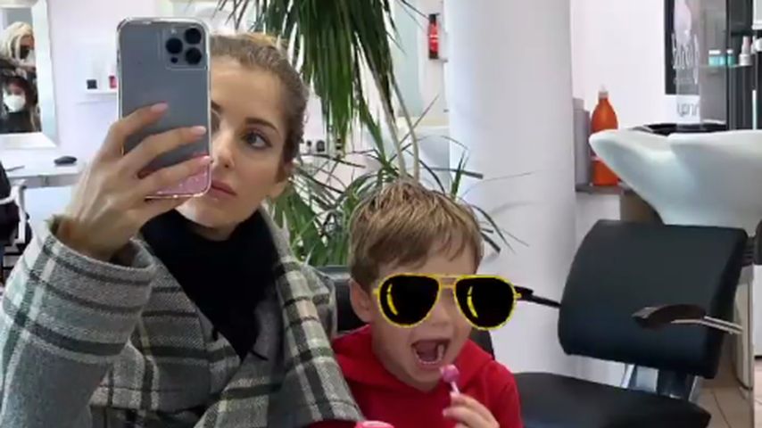 Cathy und Ludwig Hummels beim Friseur