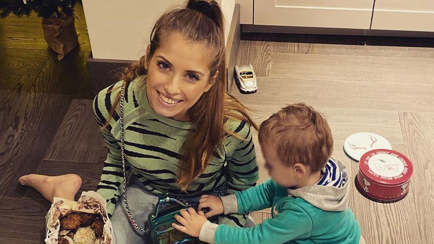Cathy Hummels und ihr Sohn Ludwig im Dezember 2019