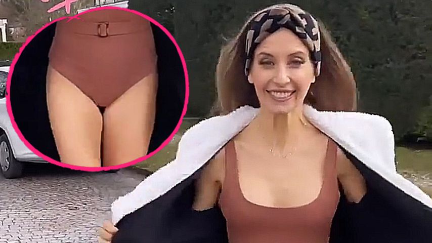 Ganz schön frisch: Cathy Hummels unten ohne unterwegs!