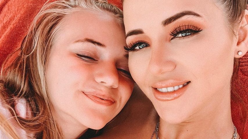 Cathy Lugner mit ihrer Tochter Leonie