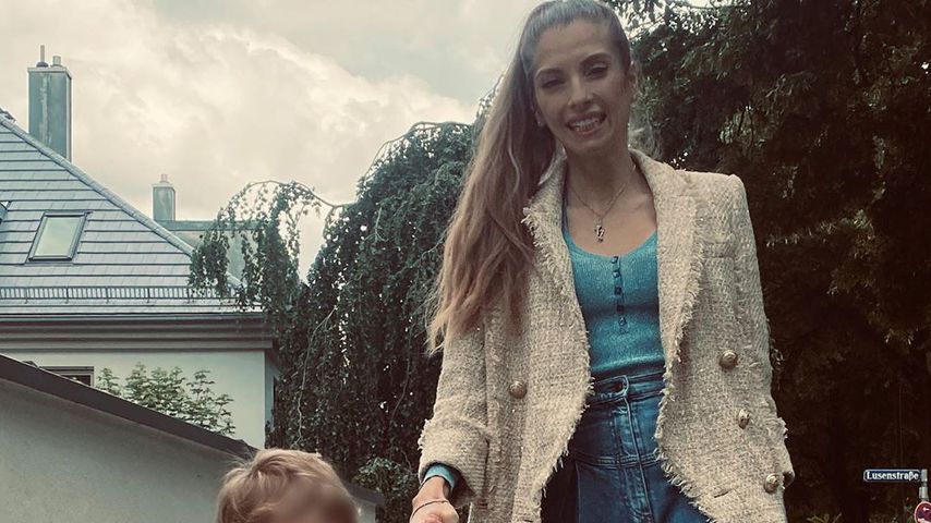 So groß ist Cathy Hummels' Sohn Ludwig schon geworden