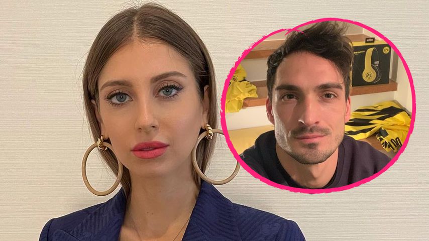 Cathy zeigt ihr Mega-Dekolleté: Mats Hummels gefällt es!