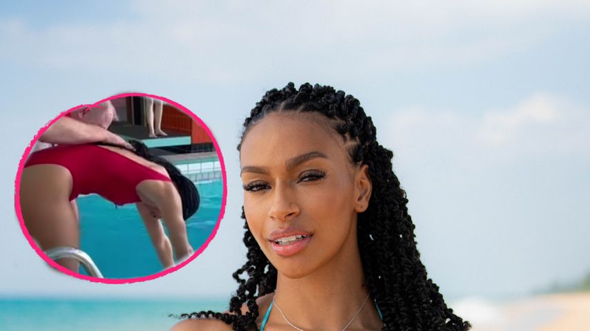 Cecilia Asoro bereitet sich auf "TV Total Turmspringen" vor