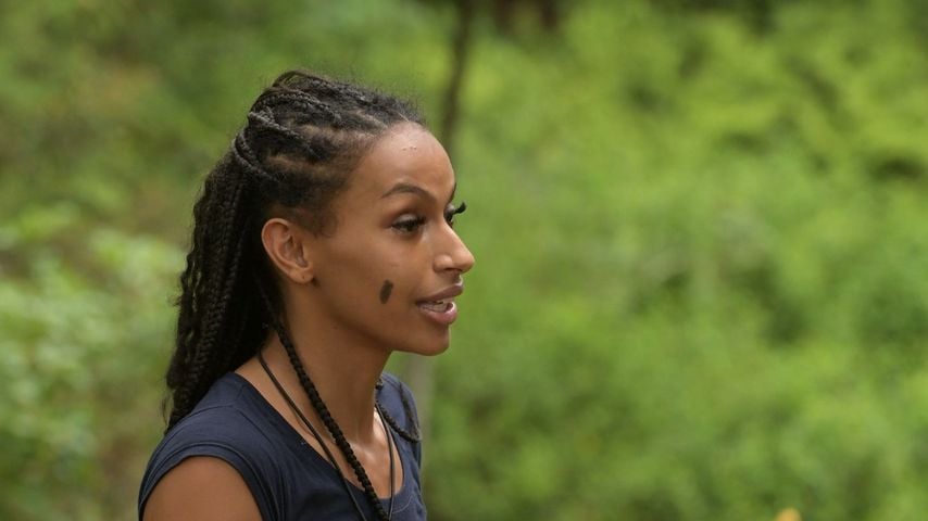 Cecilia Asoro bei ihrer Dschungelprüfung