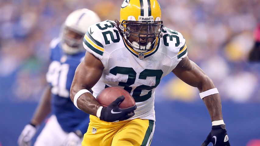Cedric Benson auf dem Football-Feld