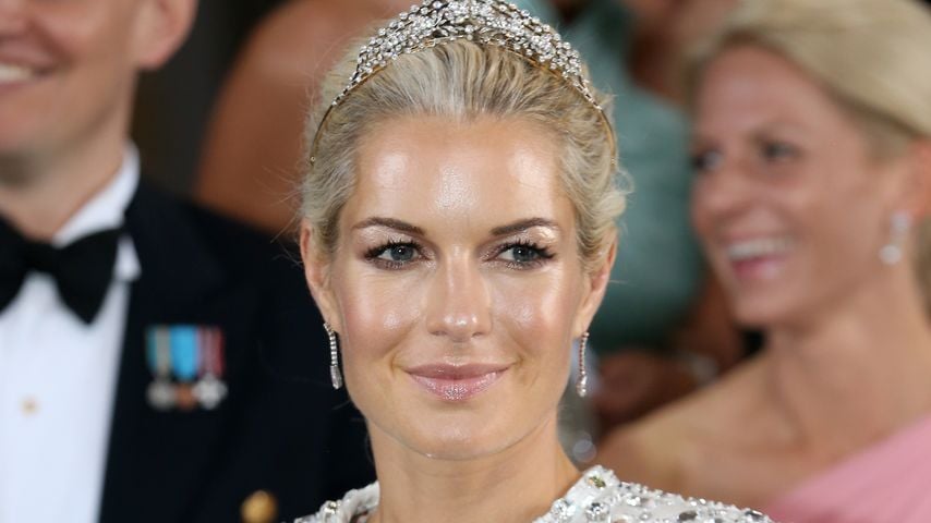 Celina Midelfart beim Hochzeitsfest von Prinzessin Madeleine und Christopher O'Neill in Stockholm, 2013