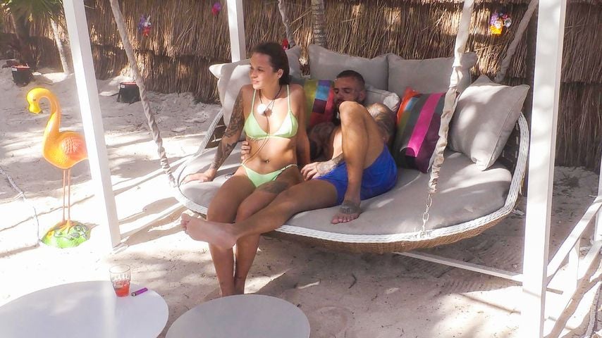 Celina und Diogo bei "Ex on the Beach"