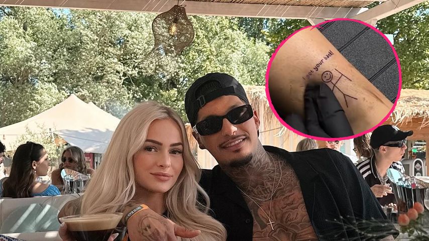 Mit Celina: Yasin Mohamed lässt sich Partnertattoo stechen!