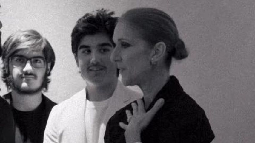 So glücklich strahlt Céline Dion mit Zwillingen auf Konzert!