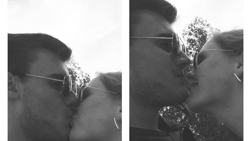 Celine Ittner mit ihrem Freund Patrick