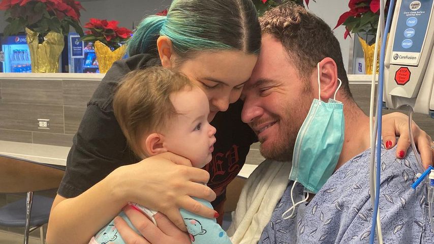 Chad Gilbert mit seiner Frau Lisa Cimorelli und Tochter Lily