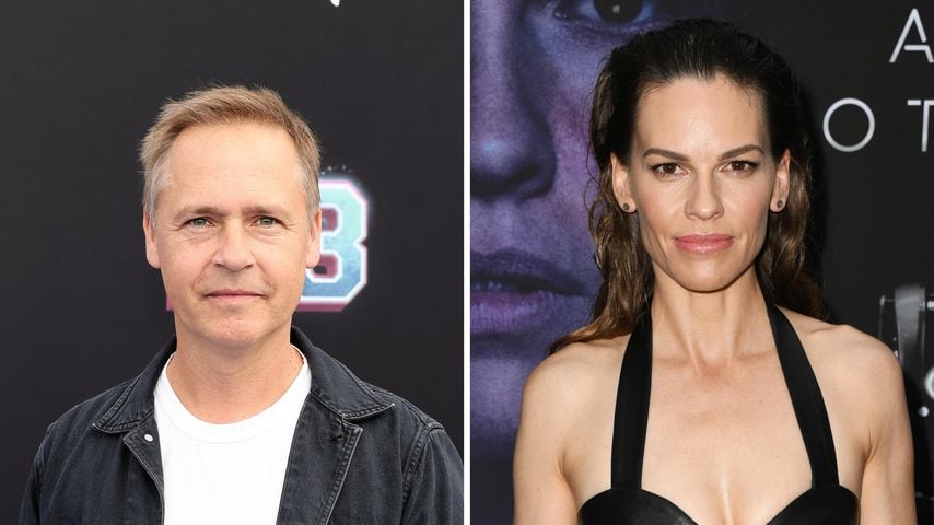 Chad Lowe und Hilary Swank Collage