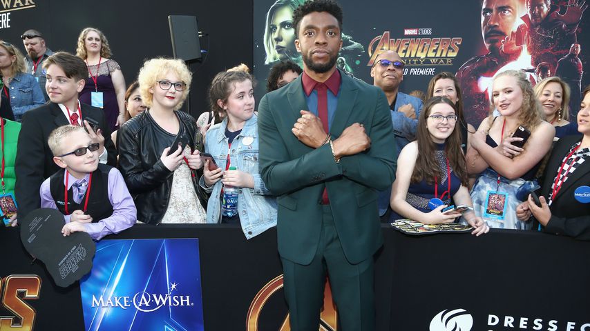 Chadwick Boseman bei der "Avengers: Infinity War"-Premiere in L.A. im April 2018