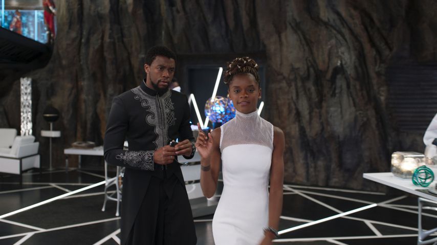 Chadwick Boseman und Letitia Wright in "Black Panther"