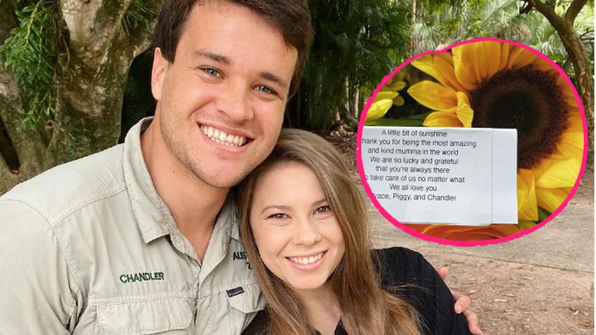 Blumen mit Brief: So romantisch ist Bindis Mann Chandler!