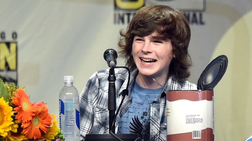 Chandler Riggs beim Panel zu AMCs "The Walking Dead" auf der Comic-Con International 2014 in San Diego