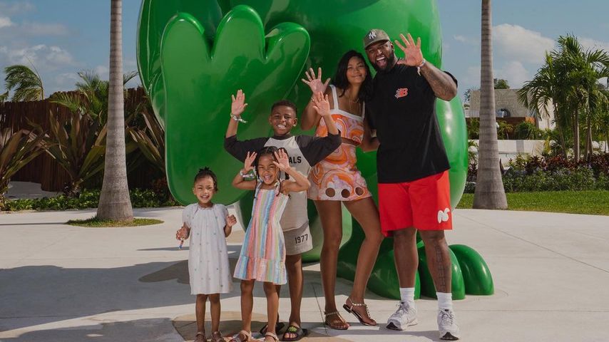 Chanel Iman mit Davon Godchaux und ihren Kindern
