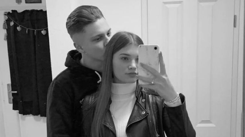 Chanel Silberberg mit ihrem Partner Tom