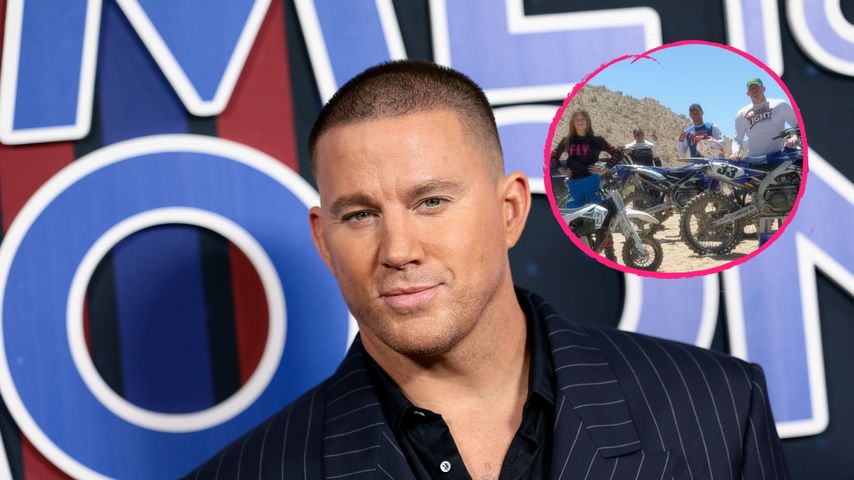 Channing Tatum geht mit Tochter Everly Motorcross fahren