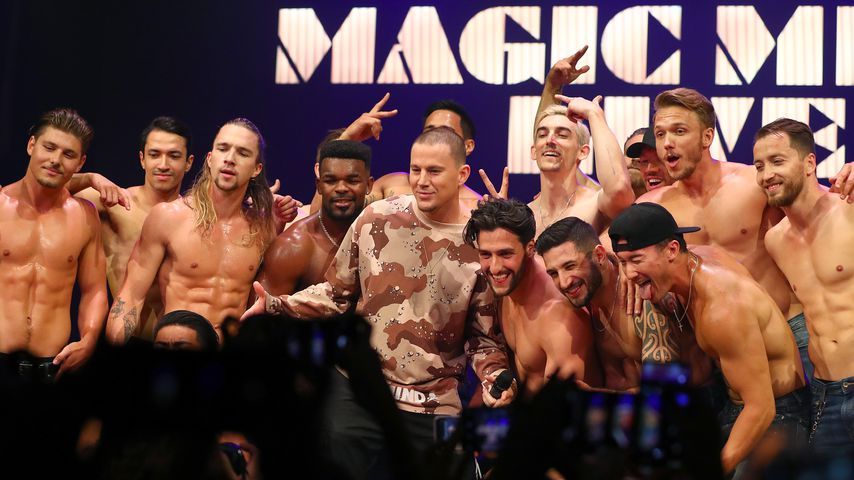 Channing Tatum mit seinen Magic-Mike-Jungs, Dezember 2019, Melbourne