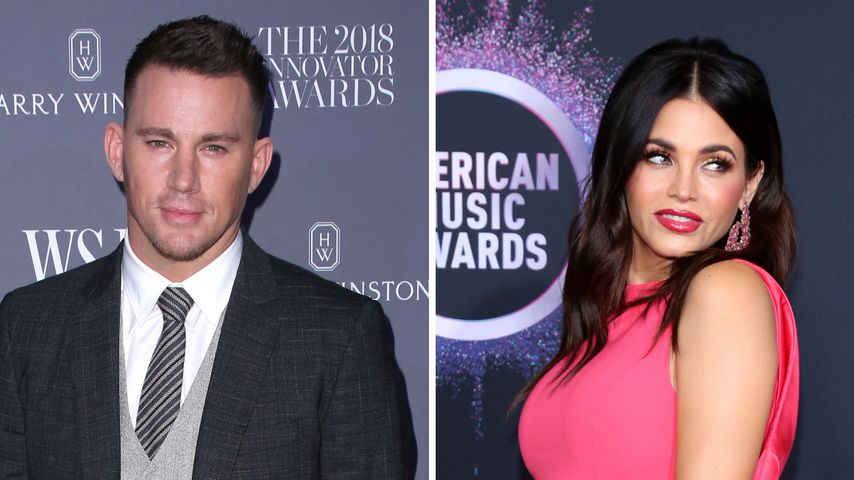 Collage: Channing Tatum und Jenna Dewan, Dezember 2019