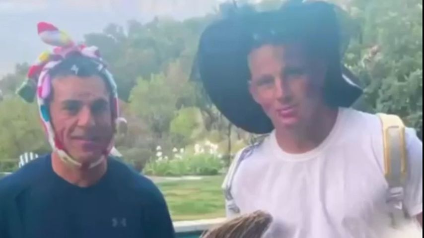 Channing Tatum und sein Freund Arin Babaian, 2021