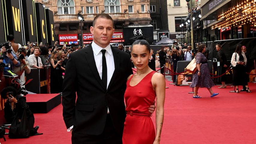 Channing Tatum und Zoë Kravitz im August 2024 in London