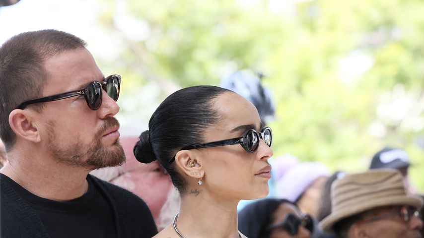 Channing Tatum und Zoë Kravitz bei der "Walk of Fame"-Zeremonie 2024