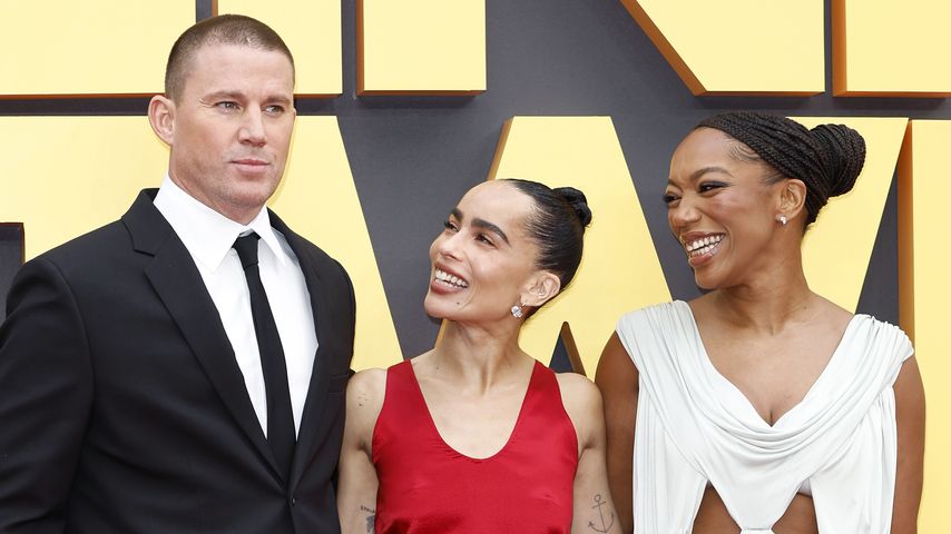 Channing Tatum, Zoe Kravitz und Naomi Ackie im August 2024