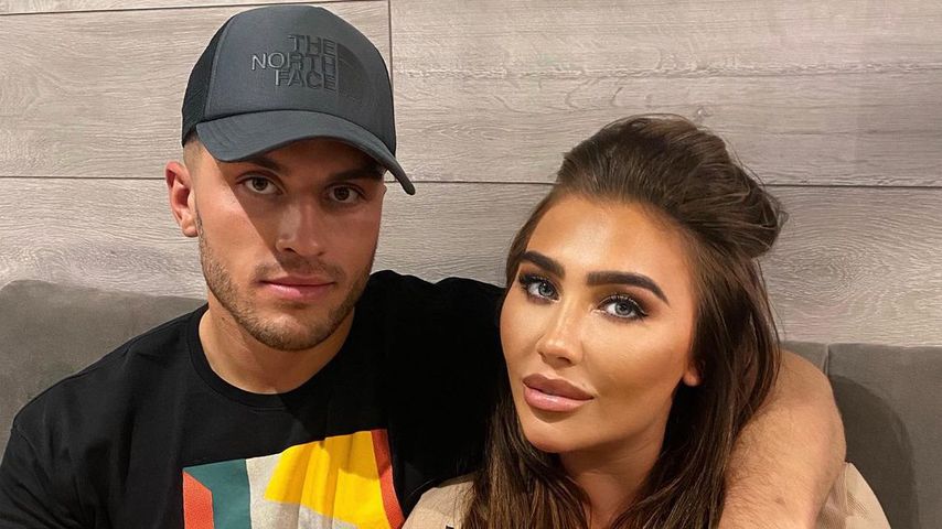 Charles Drury und Lauren Goodger im Oktober 2020
