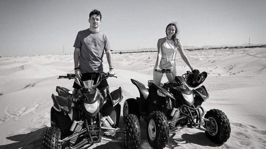 Charles Leclerc und seine Freundin in Dubai