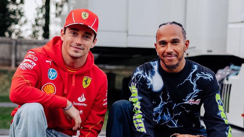 Charles Leclerc und Lewis Hamiltons Hunde haben Spiel-Date!