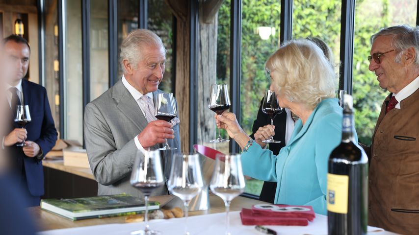 König Charles und seine Frau Camilla im September 2023 in Bordeaux