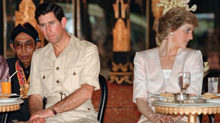Prinz Charles und Prinzessin Diana in Indonesien, 1989
