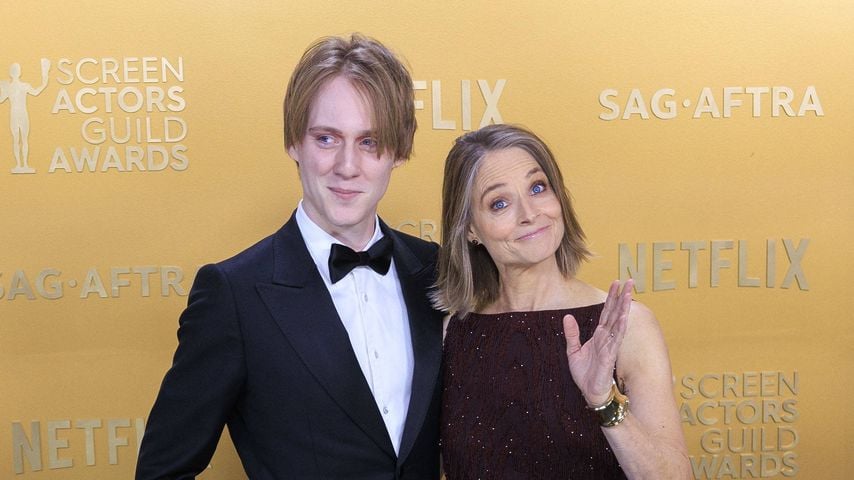 Charlie Foster und Jodie Foster bei den Screen Actors Guild Awards 2025 in Los Angeles