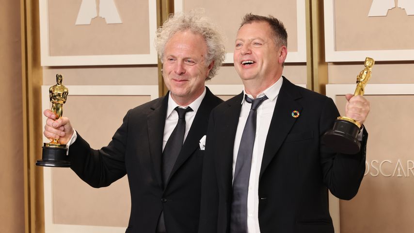 Charlie Mackesy und Matthew Freud bei den Oscars 2023