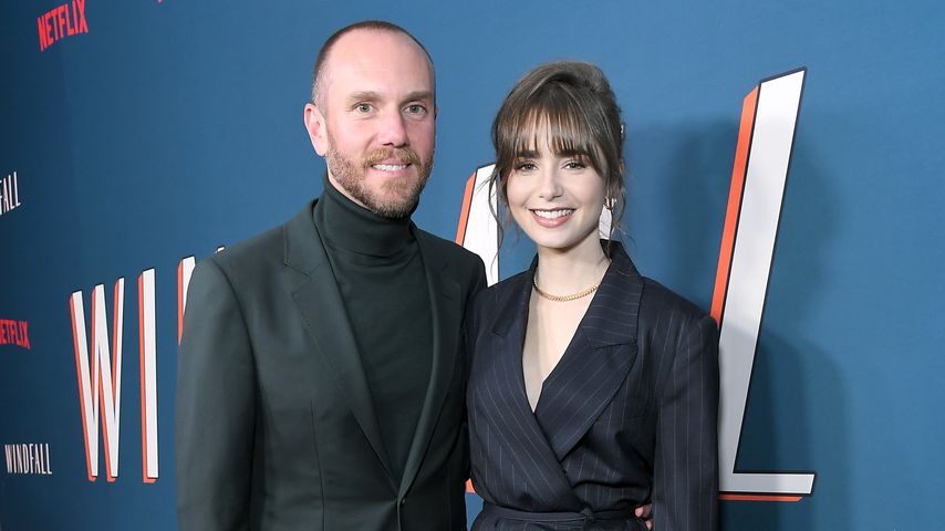 Selten! Lily Collins mit ihrem Ehemann auf dem roten Teppich