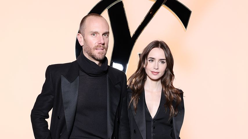Charlie McDowell und Lily Collins, Februar 2024