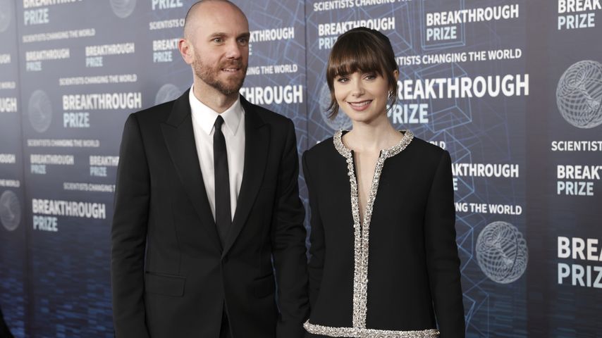 Charlie McDowell und Lily Collins, April 2023