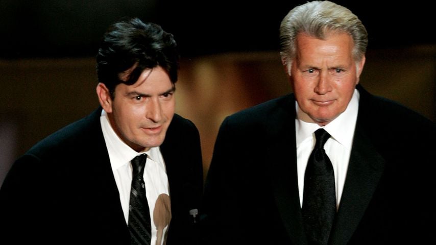 Charlie Sheen und Martin Sheen im August 2006