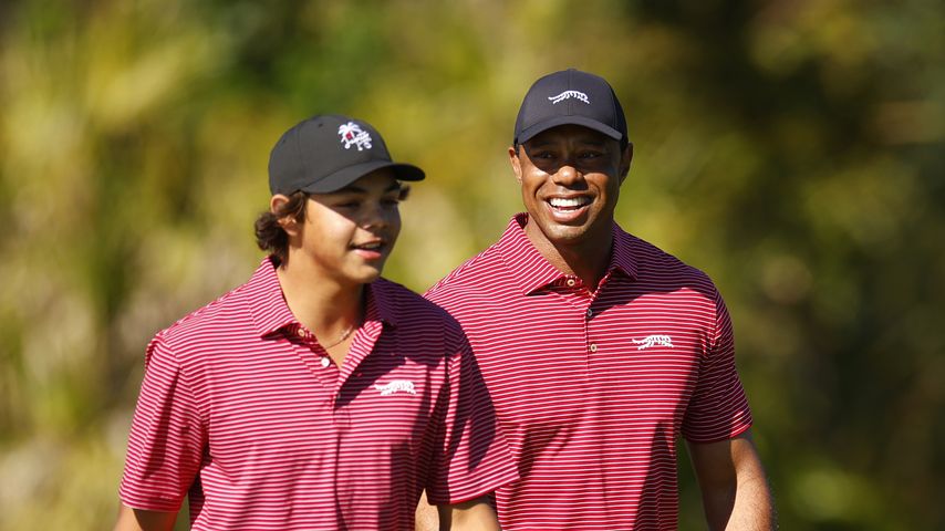 Charlie und Tiger Woods, Dezember 2024