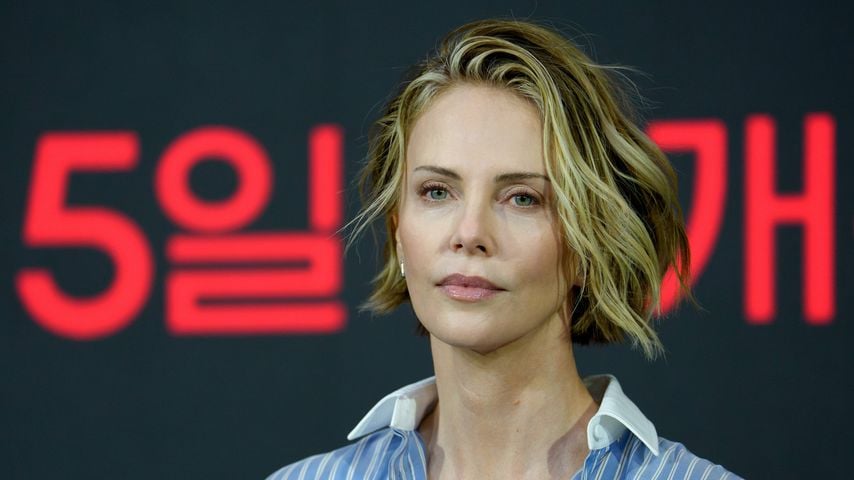 Charlize Theron bei der Pressekonferenz zu "The Odyssey" im Four Seasons Hotel Seoul, Südkorea, am 3. August 2026