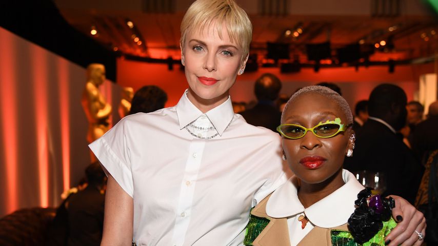 Charlize Theron und Cynthia Erivo beim Oscar Lucheon in Hollywood im Januar 2020