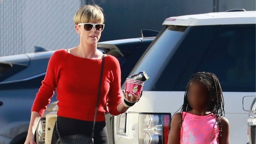 Charlize Theron und Jackson im Oktober 2019