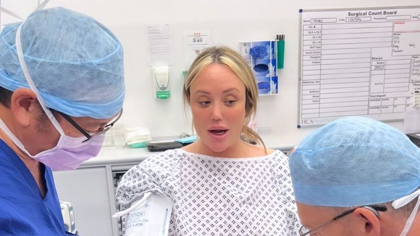 Charlotte Crosby im Krankenhaus, Oktober 2022