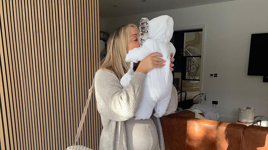 Charlotte Crosby mit ihrer Tochter Alba